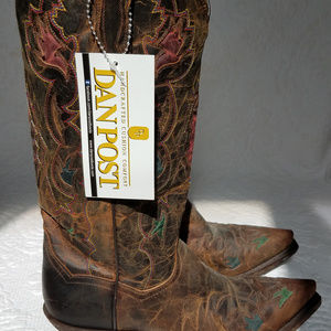 NWT Dan Post Women's Rosie Tan Western Boots